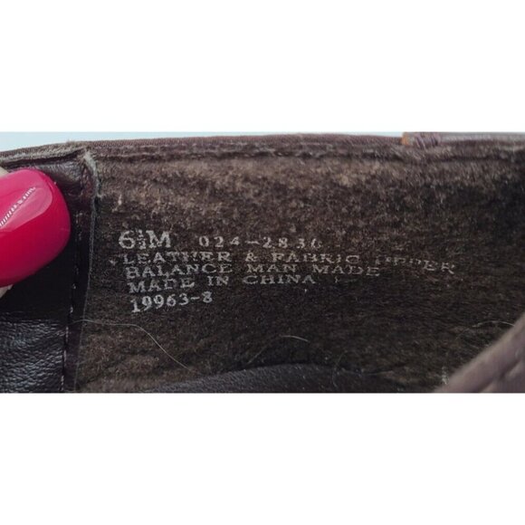 Liz Baker Slip-On Brown Leather Dress Shoes 1.5" Heel Height Women's Size 6.5 M - Picture 8 of 8